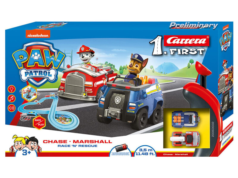 Autodráha Carrera First Tlapková Patrola 3,5m 